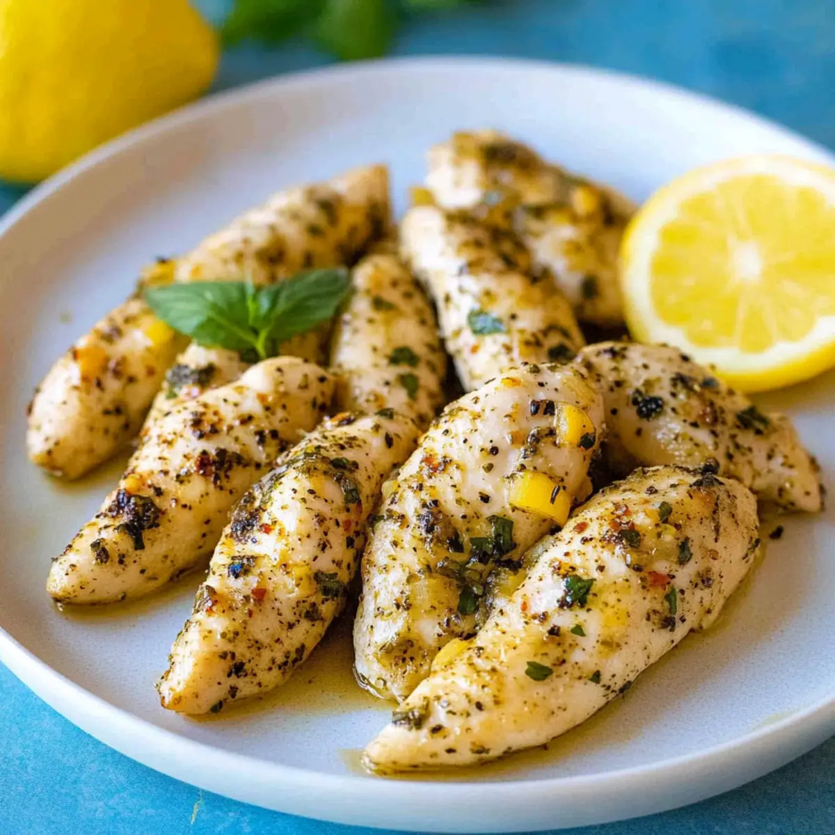 Quick Mediterranean Chicken Tenders