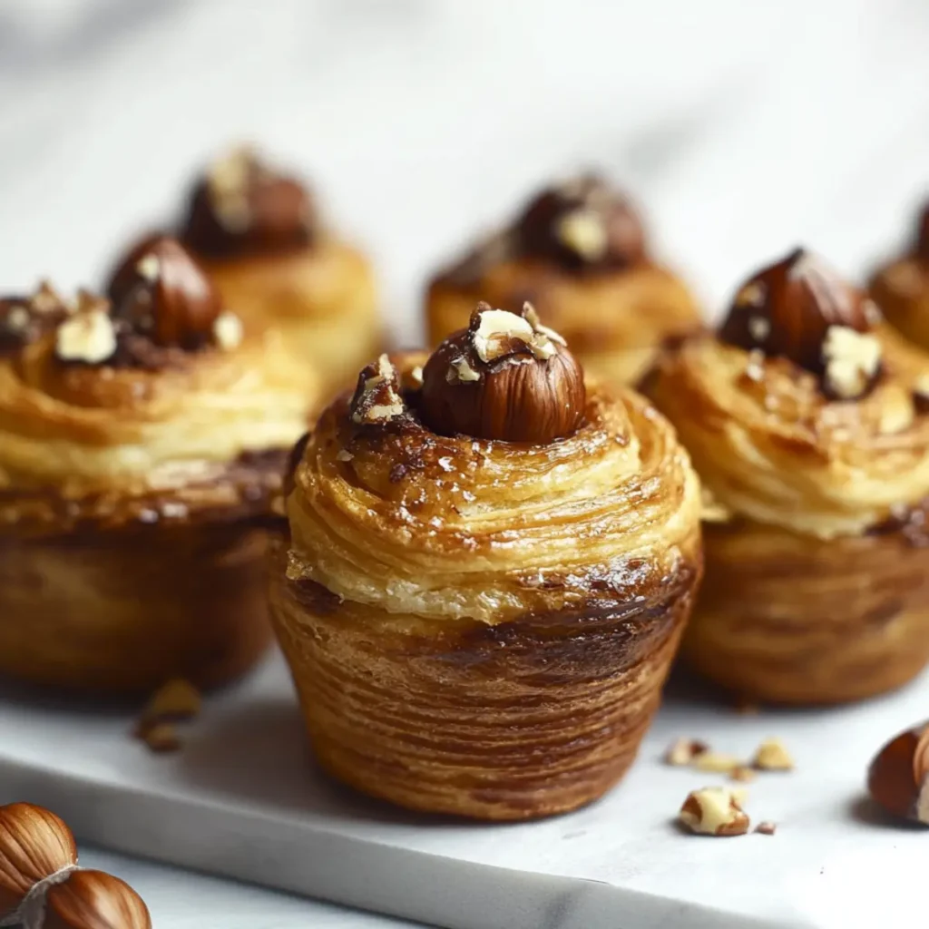 Hazelnut Cruffins