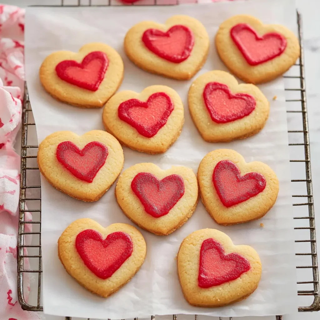 Valentine’s Slice and Bake Heart Cookies