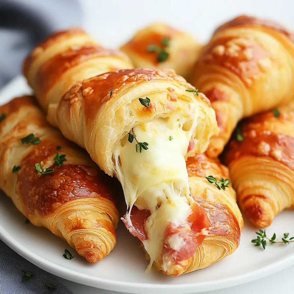 Mozzarella Croissant Rolls