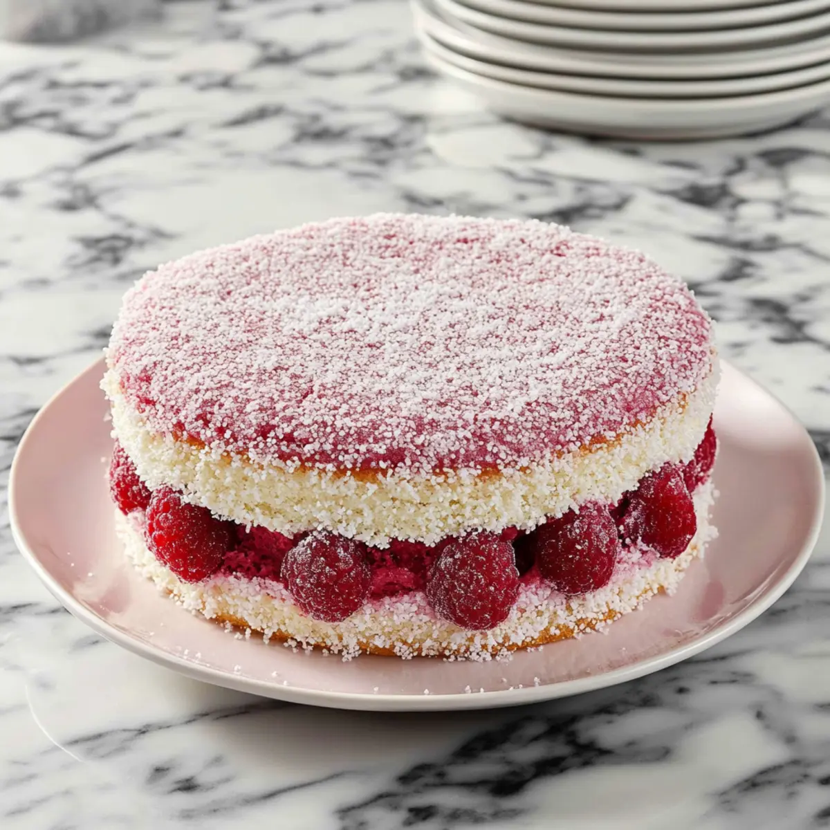 Valentine’s Raspberry Lamingtons