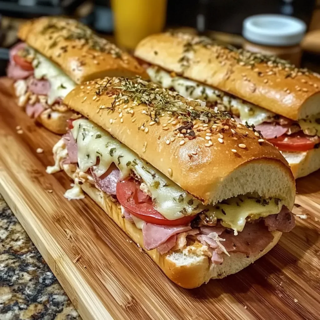 Craving a Baked Italian Sub Sandwich
