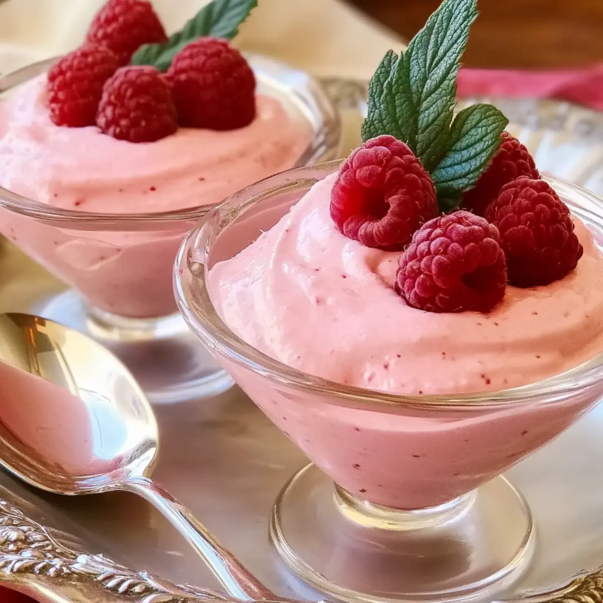Valentine’s Raspberry Mousse
