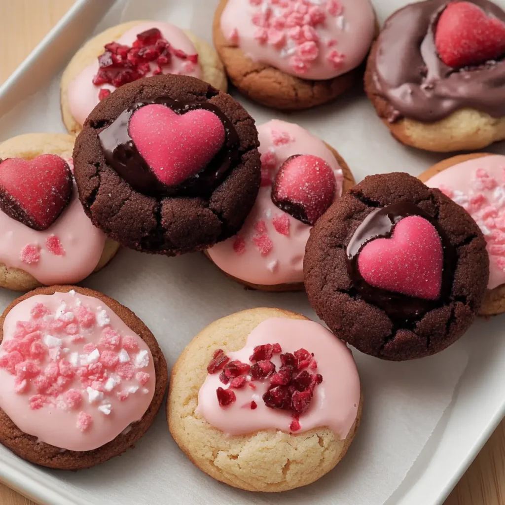 Valentine’s Ganache Cookies