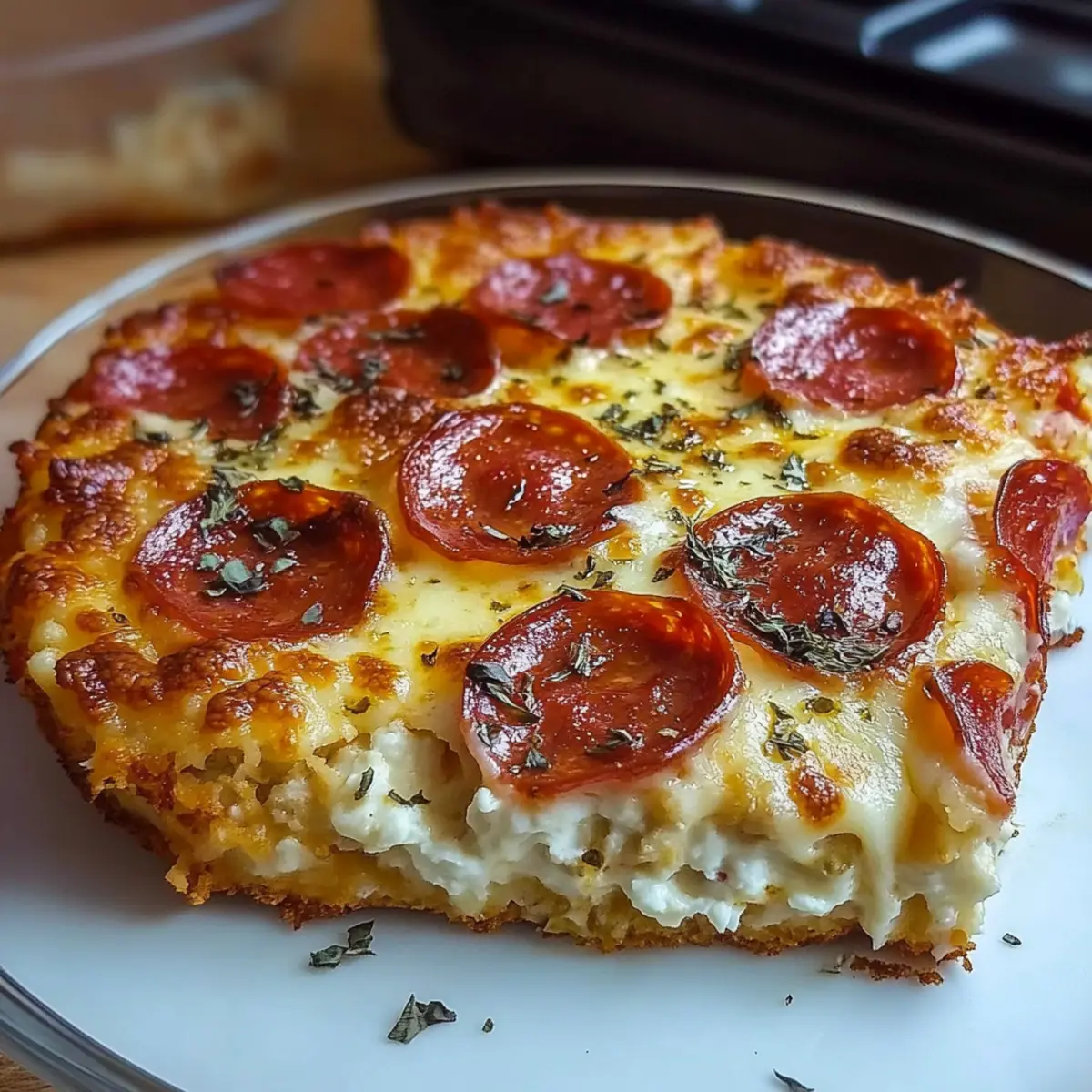 Pizza Cottage Cheese Bake