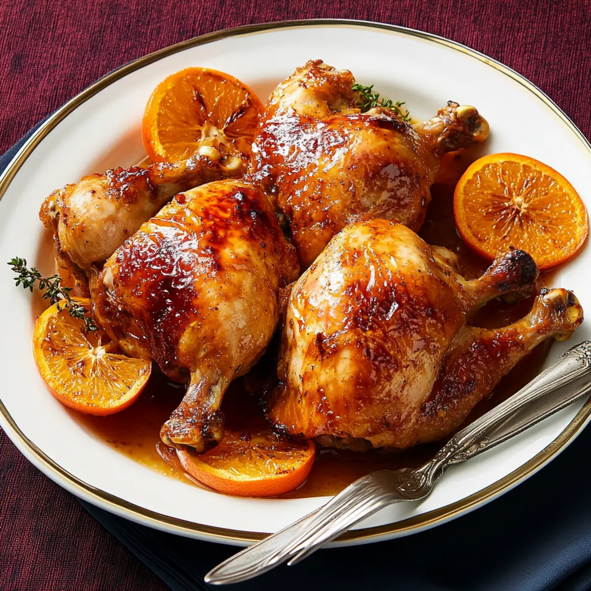 Valentine’s Sweet and Savory Roasted Orange Chicken