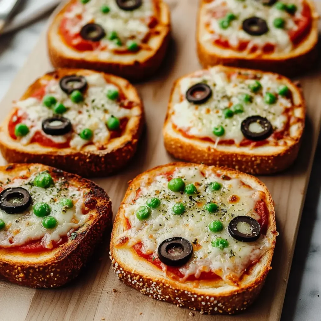 Mini Garlic Toast Pizzas