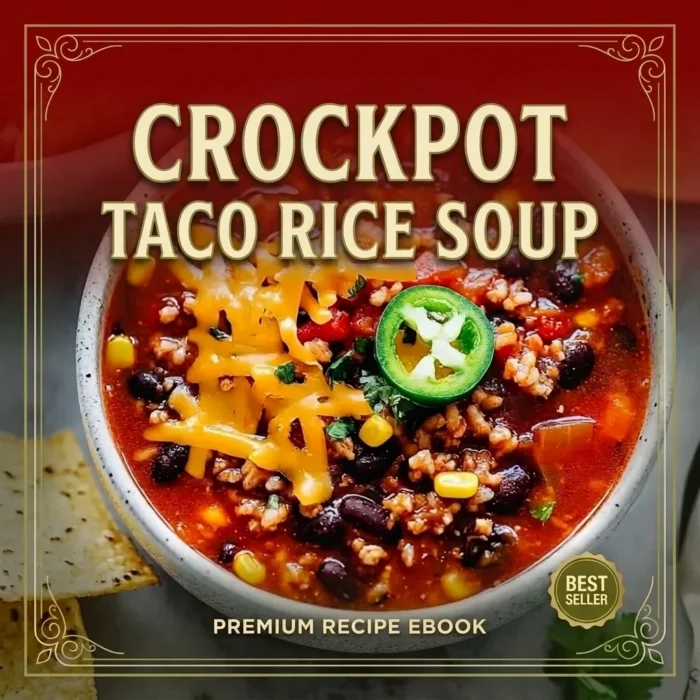 Crockpot Taco Rice Soup